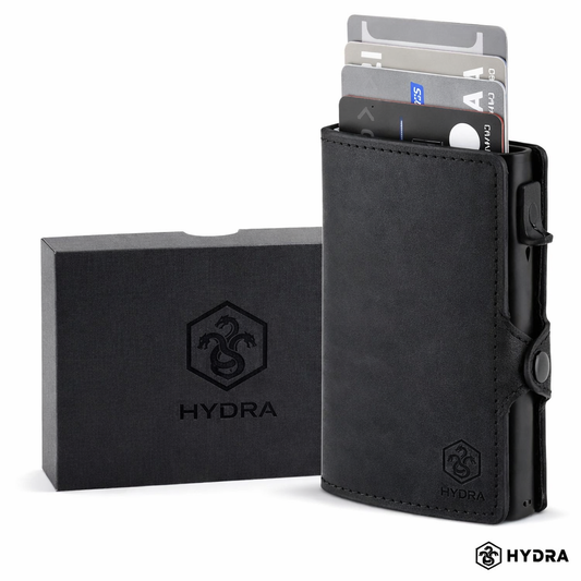 Billetera Hydra Slim Rfid Cuero Sintético Antirrobo